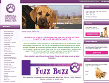 Tablet Screenshot of animalhouseshelter.com